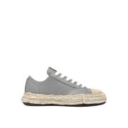 Mihara Yasuhiro Sneakers i sprickeffekt läder med flätade skosnören Gr...