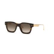 Philipp Plein Randig Brun Havana Solglasögon med Gradient Brown, Unise...