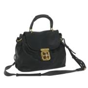 Chloé Pre-owned Pre-owned Laeder axelremsvskor Black, Dam