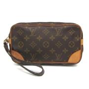 Louis Vuitton Vintage Pre-owned Canvas kuvertvskor Brown, Dam