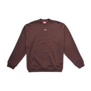 Diesel Choklad S-Boxt-D Sweatshirt Red, Herr