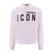 Dsquared2 Sweatshirts White, Herr