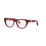 Roberto Cavalli Blank Bordeaux Solglasögon Vrc045 Modell Red, Unisex