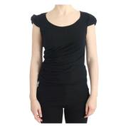 Roberto Cavalli Sleeveless Tops Black, Dam