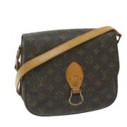 Louis Vuitton Vintage Pre-owned Canvas louis-vuitton-vskor Brown, Dam