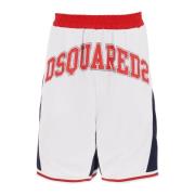 Dsquared2 Färgblock Mesh Sweatshorts Multicolor, Herr