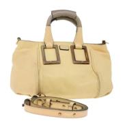 Chloé Pre-owned Pre-owned Laeder handvskor Beige, Dam