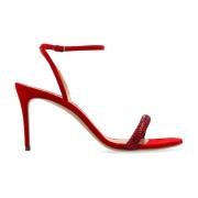 Casadei Högklackade sandaler Stratosphere Red, Dam