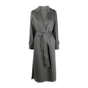 Brunello Cucinelli Elegant Grå Kappor Gray, Dam