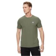 Emporio Armani EA7 Casual Bomull T-shirt Green, Herr