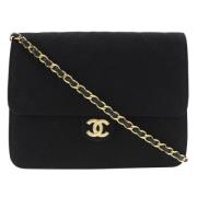 Chanel Vintage Pre-owned Bomull chanel-vskor Black, Dam