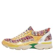 Chanel Vintage Pre-owned Laeder sneakers Multicolor, Dam