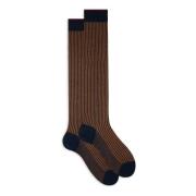 Gallo Ocean Blue Plated Cotton Socks Multicolor, Herr