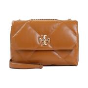 Tory Burch Kira Diamond Small Bag Brown, Dam