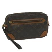 Louis Vuitton Vintage Pre-owned Canvas kuvertvskor Brown, Dam