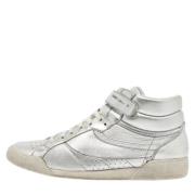 Yves Saint Laurent Vintage Pre-owned Laeder sneakers Gray, Herr