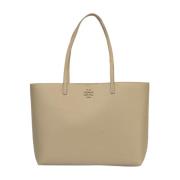 Tory Burch McGraw Tote Väskor Kollektion Beige, Dam