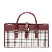 Burberry Vintage Pre-owned Canvas handvskor Multicolor, Dam