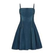 Alexander McQueen Utställd denimklänning Blue, Dam