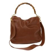 Gucci Vintage Pre-owned Laeder handvskor Brown, Dam