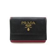 Prada Vintage Pre-owned Laeder plnbcker Black, Dam