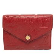 Louis Vuitton Vintage Pre-owned Laeder plnbcker Red, Dam