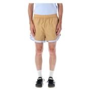 Adidas Beige Lycra Shorts med Elastisk Midja Beige, Herr