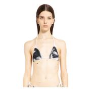 Jean Paul Gaultier Tryckta Ögon Bikini Set Multicolor, Dam