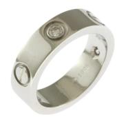 Cartier Vintage Pre-owned Vitt guld ringar Gray, Dam