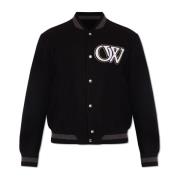 Off White Bomberjacka Black, Herr