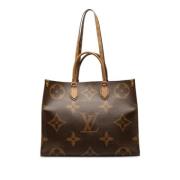 Louis Vuitton Vintage Pre-owned Canvas handvskor Brown, Dam