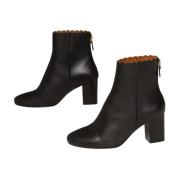 Maison Toufet Giselle Krok Häl Booties Black, Dam