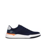 Skechers Bekväm Casual Sneaker med Memory Foam Blue, Herr