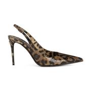 Dolce & Gabbana Slingback Klackar Brown, Dam