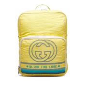 Gucci Vintage Pre-owned Nylon ryggsckar Yellow, Dam