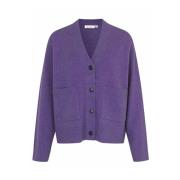 Masai Klassisk Cardigan Meadow Violet Purple, Dam