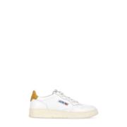 Autry Vita Läder Sneakers med Broderad Logotyp White, Dam