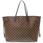 Louis Vuitton Vintage Pre-owned Canvas axelremsvskor Brown, Dam