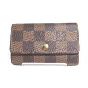 Louis Vuitton Vintage Pre-owned Canvas nyckelhllare Brown, Dam