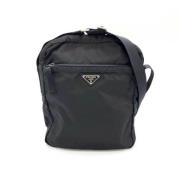 Prada Vintage Pre-owned Tyg prada-vskor Black, Dam