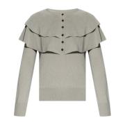 Lisa Yang Sweater `Aubrey` Gray, Dam