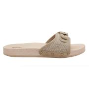 Scholl Pescura platt flex Beige, Dam