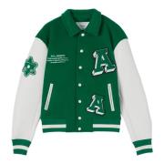 Axel Arigato Illusion Varsity Jacket Green, Herr