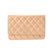 Chanel Vintage Pre-owned Laeder plnbcker Pink, Dam