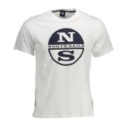 North Sails Ikoniskt Logotyp Vit Tee White, Herr