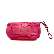 Prada Vintage Pre-owned Tyg prada-vskor Pink, Dam