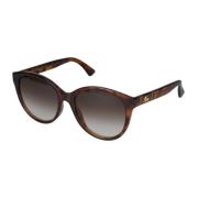 Gucci Stiliga solglasögon Gg0631S Brown, Dam