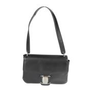 Salvatore Ferragamo Pre-owned Pre-owned Tyg handvskor Black, Dam