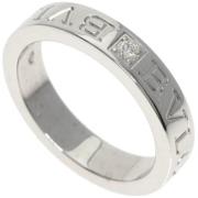 Bvlgari Vintage Pre-owned Vitt guld ringar Gray, Dam