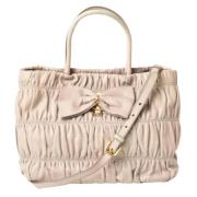 Prada Vintage Pre-owned Laeder prada-vskor Beige, Dam